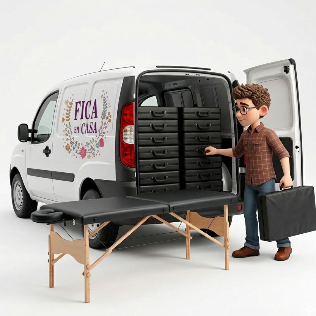 Entrega de equipamentos Fica em Casa